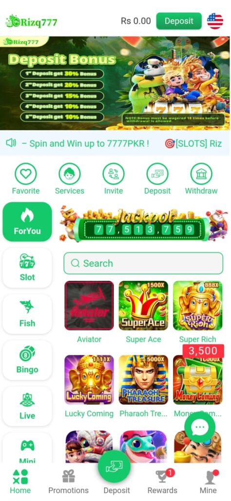 Rizq 777 Game APK