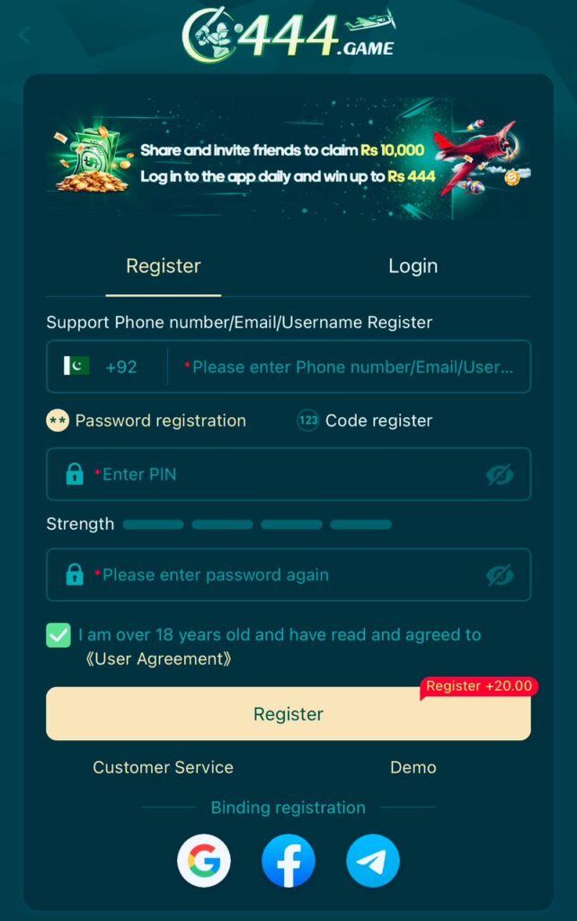 C444 Game New Earning App In Pakistan 2026
